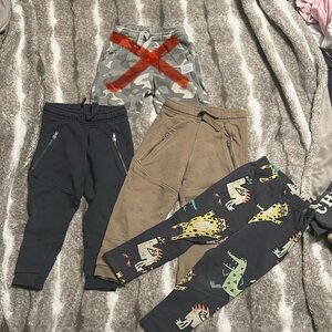 Kids' Fun Patterned and Solid Bottoms Set